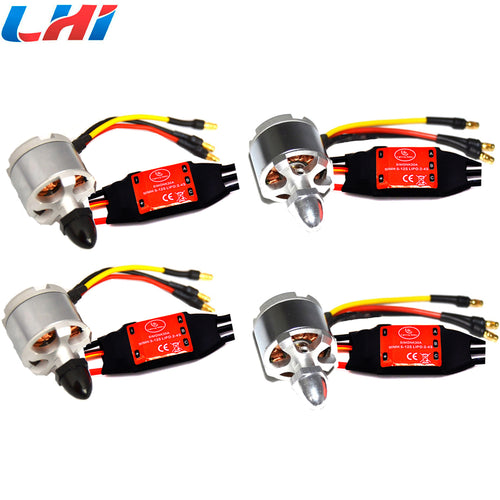 4x 2212 920KV quadcopter Brushless Motor (CW / CCW) + 4x SIMONK 30A ESC