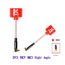 Load image into Gallery viewer, 2PCS Foxeer Lollipop 2 RHCP MMCX Right Angle/Straight RHCP UFL SMA/RP-SMA  5.8G 2.5dBi FPV Super Mini Antenna Black Purple Red