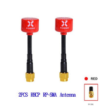 Load image into Gallery viewer, 2PCS Foxeer Lollipop 2 RHCP MMCX Right Angle/Straight RHCP UFL SMA/RP-SMA  5.8G 2.5dBi FPV Super Mini Antenna Black Purple Red