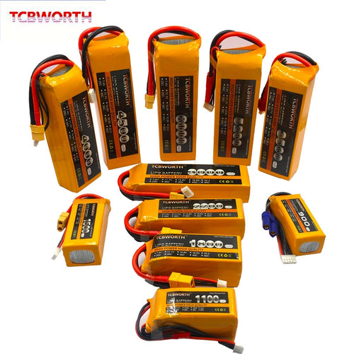 3S RC LiPo battery 3S 11.1V 1100mAh 1300mAh 1500mAh 1800mAh 2200mAh 2600mAh 25C 35C 60C