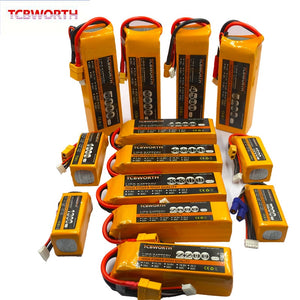 14.8V RC Lipo Battery 4S 2200mAh 2600mAh 3300mAh 4000mAh 5200mAh6000mAh 25C 35C60C