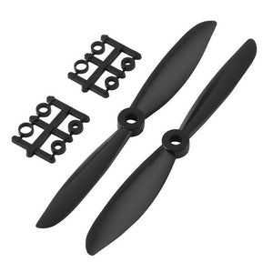 2Pcs Prop 6045 6x4.5 Black Propeller Props CW CCW
