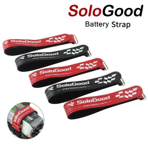SoloGood 5PCS Strong RC Lipo Battery Tie Down Strap 25*2cm