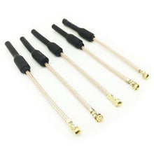 Load image into Gallery viewer, 5.8G IPEX interface FPV Omni-Directional Linear High gain omnidirectional Brass Antenna 2dBi RG178 line 65mm Transmitters sensor