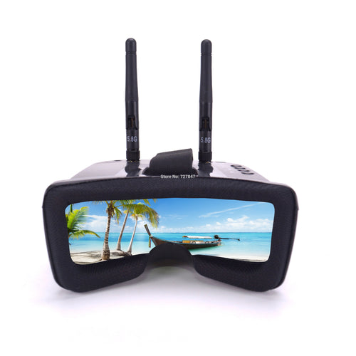 Mini FPV Goggles 3 Inches 480*320 Display 5.8G 40CH Auto-Search w/ Build-in 3.7V 1200mAh Battery