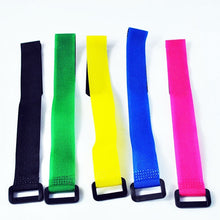 Load image into Gallery viewer, 5pcs/lots Magic Sticker 20x270mm RC Lipo Battery Nylon Strap Belt Reusable Antiskid Cable Tie Down Strap