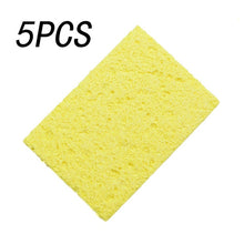 Load image into Gallery viewer, 5/10Pcs Yellow Cleaning Sponge Cleaner